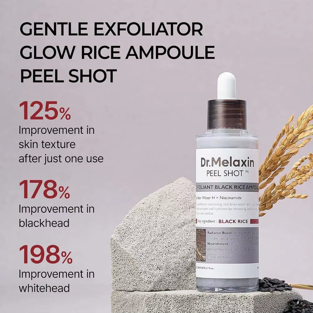 80Ml Black Rice White Rice Peeling Exfoliating Mild Moisturizing and Moisturizing Essence